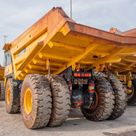 2024 Komatsu HD465-7EO Rigid Dump Truck Rear Left View