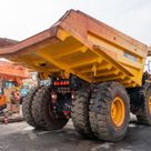 2024 Komatsu HD465-7EO Rigid Dump Truck Rear Right View