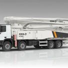 Cifa K56C Concrete Pump Truck Front Left View
