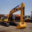 2020 CAT Caterpillar 323D3 Medium 22-Ton Tracked Excavator Crawler Digger-Front-Left