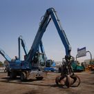 Material Handler 2013 Terex Fuchs MHL 335 front right view - Al Marwan Heavy Machinery