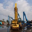 Komatsu PC450-8 Track Excavator 2016 front-view - Al Marwan Heavy Machinery