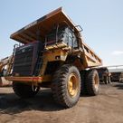 Cat 777E off-highway truck front left image