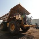 Cat 777E off-highway truck front right view