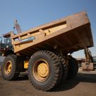 Cat 777E off-highway truck rear left view