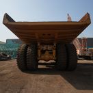 Cat 777E off-highway truck rear view