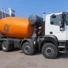 Concrete Mixer Truck 12m³ Drum Right Side View