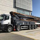 cifa K61L concrete pump truck front left view