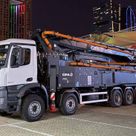 cifa K61L concrete pump truck left side view