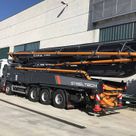 cifa K61L concrete pump truck rear left view