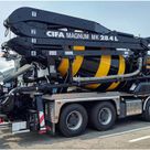 Cifa MK28L truck mixer pump rear right view