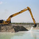 Expand Reach: 85-Ton Long Boom Excavator Rentals | Al Marwan