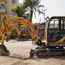 2017 Yuchai YC35-8 Mini Excavator- left side view- Al Marwan