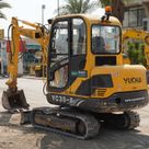 2017 Yuchai YC35-8 Mini Excavator- Rear left view- Al Marwan