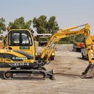 2017 Yuchai YC35-8 Mini Excavator- right side view- Al Marwan