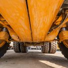 2022 Caterpillar 777E Rigid Dump Truck Under Carriage View