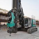 Piling Rig SR35-F with ABI Mobilram TM17-front-left-view