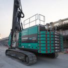 Piling Rig SR35-F with ABI Mobilram TM17-rear-left-view