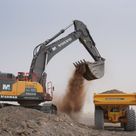 Rent 55 ton Large Excavators, Standard Boom | Al Marwan