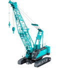 Kobelco CKS1100 crawler crane white background