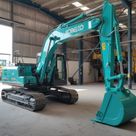 Kobelco SK145XDLC-10E Track Excavator Front Right View