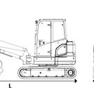 Kobelco SK200SR Crawler Excavator Dimensions
