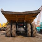 off-highway-Komatsu-dump-truck HD785 rear view