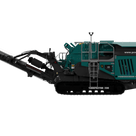 Powerscreen Trakpactor 230 crusher Left side view