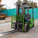 Socma FB35 Electric Forklift Front Left View