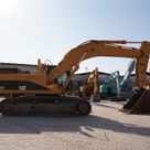 Used 2012 Caterpillar 349D Track Excavator-Right Side View