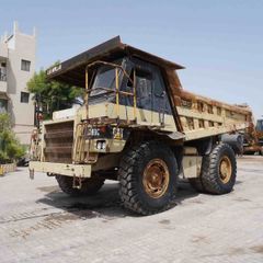 1995 Cat 769C Rigid Dump Truck Front Left View - RD-0187