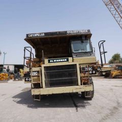 1995 Cat 769C Rigid Dump Truck Front View - RD-0186