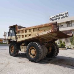 1995 Cat 769C Rigid Dump Truck Rear Left View - RD-0187