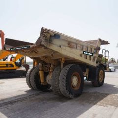 1995 Cat 769C Rigid Dump Truck Rear Right View - RD-0186