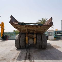 1995 Cat 769C Rigid Dump Truck Rear View - RD-0186