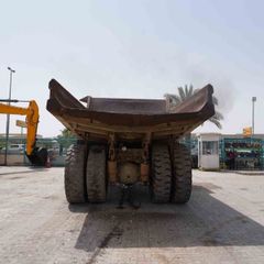 1995 Cat 769C Rigid Dump Truck Rear View - RD-0187