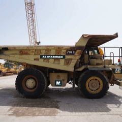 1995 Cat 769C Rigid Dump Truck Right View - RD-0186