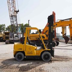 2004 Hyster H4.00XMS-6 Forklift left-side-view