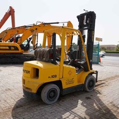 2004 Hyster H4.00XMS-6 Forklift rear-left-view