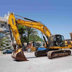 2008 JCB JS330LC Track Excavator Front Left View - EX-0284