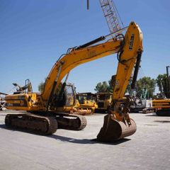 2008 JCB JS330LC Track Excavator Front Right View - EX-0284