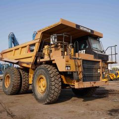 2010 Cat 773D Rigid Dump Truck Front Right View - RD-0476