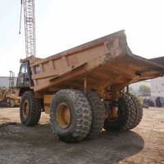 2010 Cat 773D Rigid Dump Truck Rear Left View - RD-0476