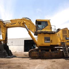 2019 Komatsu PC2000-8 Excavator Left Side View