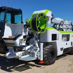 Cifa CSSE electric shotcrete pump front left view