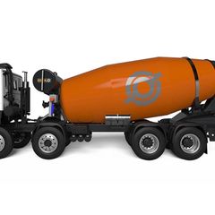 Cifa HD-Series concrete mixer truck white background