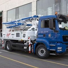 Cifa K20L concrete pump truck front right view