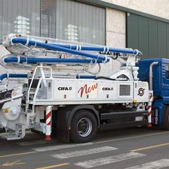 Cifa K20L concrete pump truck rear right view