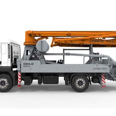 CIFA K24L concrete pump front left view