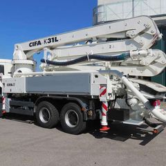 Cifa K31L Concrete Pump Truck rear left view